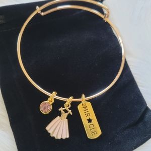 Ballerina charm bangle bracelet